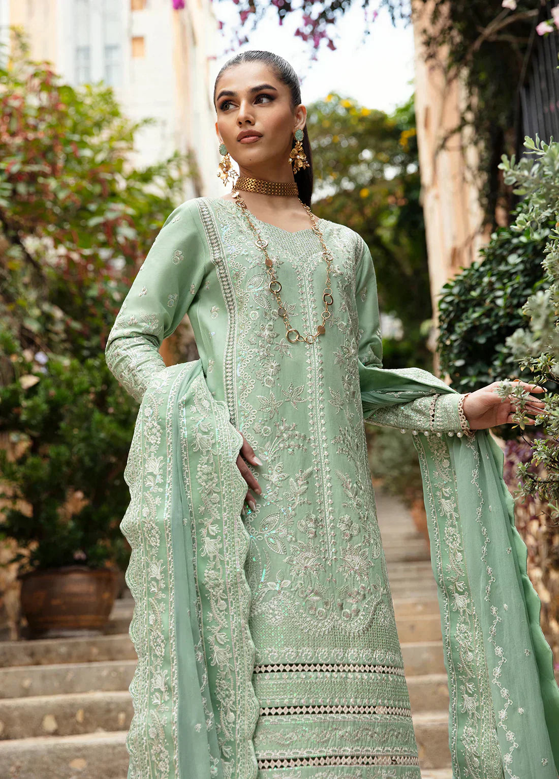 Gulaal | Luxury Lawn 24 | DENIZ (GL-LL-24V1-05) - Ladies Clothes - Maria Faisal