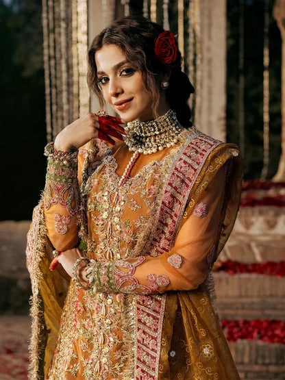 Maryam Hussain | Gulaab Wedding Formals 24 | Sandli - Ladies Clothes - Maria Faisal