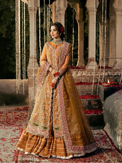 Maryam Hussain | Gulaab Wedding Formals 24 | Sandli - Ladies Clothes - Maria Faisal