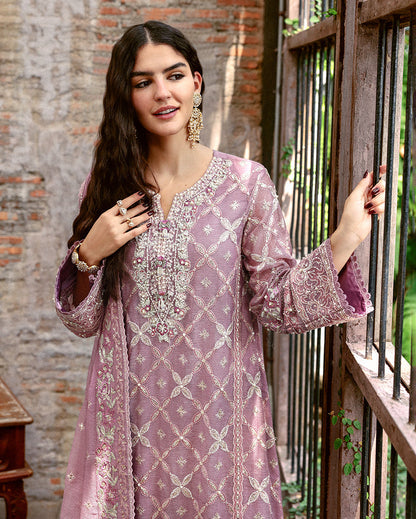 Mushq | Saugaat Pret | Gulbadan - Luxury Dress - available at Maria Faisal in UK and USA.