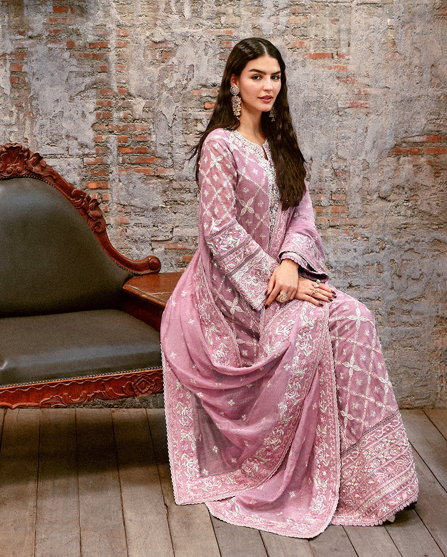 Mushq | Saugaat Pret | Gulbadan - Luxury Dress - available at Maria Faisal in UK and USA.