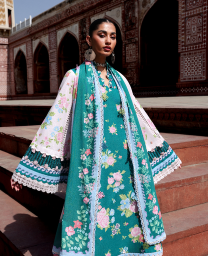 Republic Womenswear | Neoma Summer Prints 26 | Gulbano - Luxury Dress - available at Maria Faisal in UK and USA.