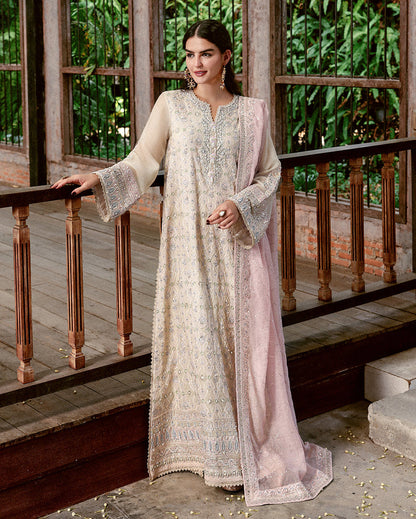 Mushq | Saugaat Pret | Gulnaar - Luxury Dress - available at Maria Faisal in UK and USA.