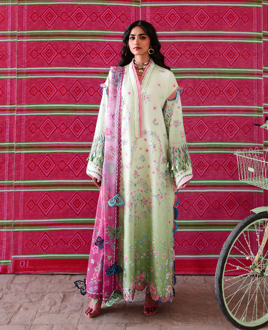 Republic Womenswear | Neoma Summer Prints 26 |Gulnaar - Luxury Dress - available at Maria Faisal in UK and USA.