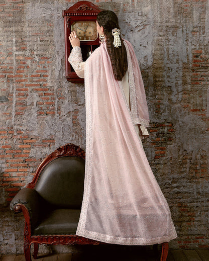 Mushq | Saugaat Pret | Gulnaar - Luxury Dress - available at Maria Faisal in UK and USA.