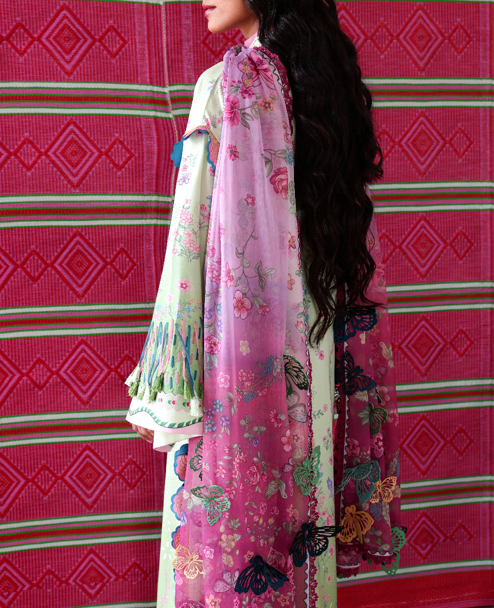 Republic Womenswear | Neoma Summer Prints 26 |Gulnaar - Luxury Dress - available at Maria Faisal in UK and USA.