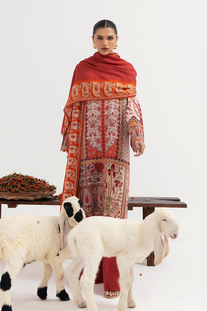 H255-003A – authentic Pakistani dress from the Mahay Winter 25 collection for women in the UK