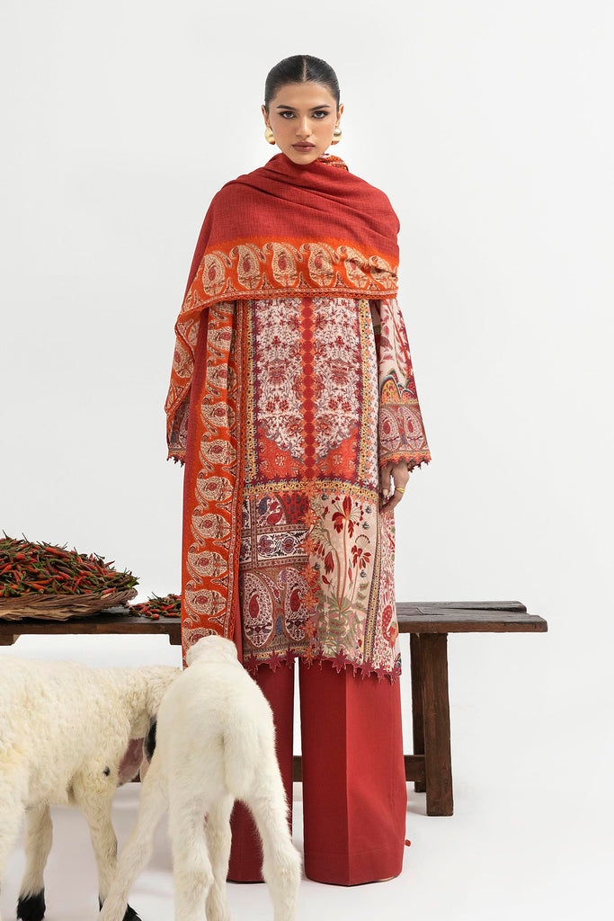 H255-003A – authentic Pakistani dress from the Mahay Winter 25 collection for women in the UK