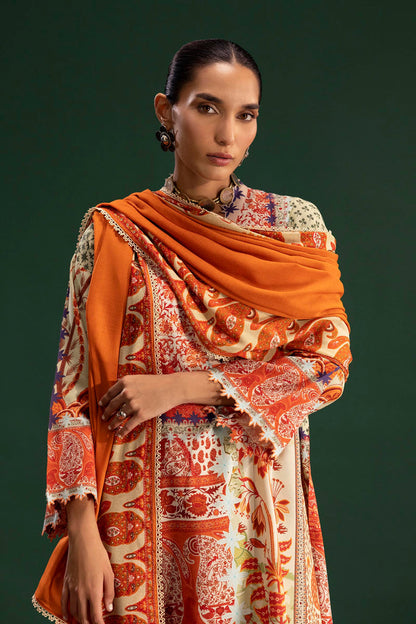 H255-003B-3CY – authentic Pakistani dress from the Mahay Winter 25 collection for women in the UK