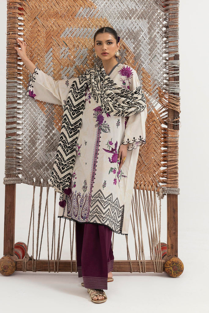 H255-004B-3CY – authentic Pakistani dress from the Mahay Winter 25 collection for women in the UK