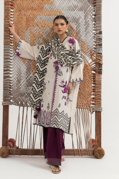 H255-004B-3CY – authentic Pakistani dress from the Mahay Winter 25 collection for women in the UK
