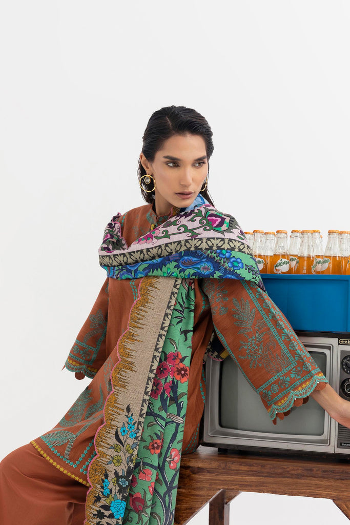 H255-005B-3CQ – authentic Pakistani dress from the Mahay Winter 25 collection for women in the UK