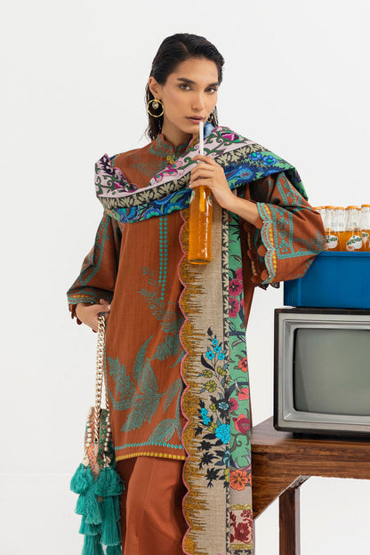 H255-005B-3CQ – authentic Pakistani dress from the Mahay Winter 25 collection for women in the UK