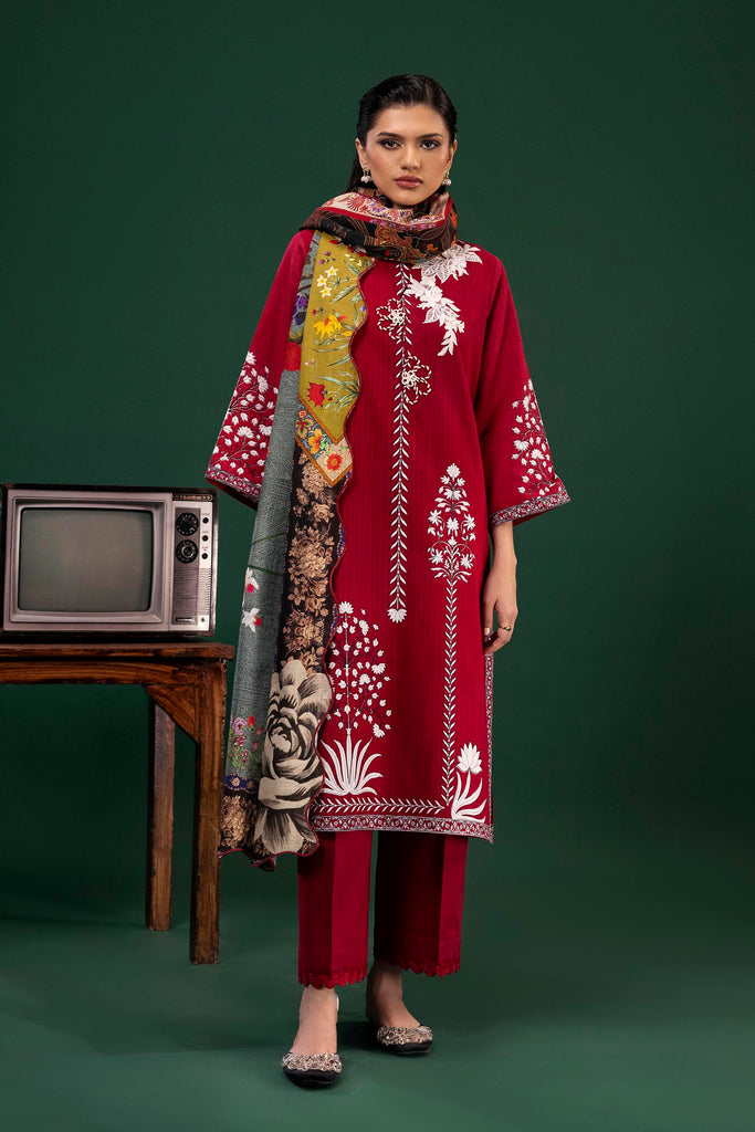H255-006A-3CQ – authentic Pakistani dress from the Mahay Winter 25 collection for women in the UK