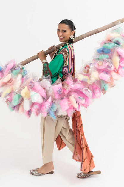 H255-007B-2DA – authentic Pakistani dress from the Mahay Winter 25 collection for women in the UK