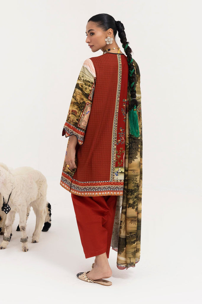 H255-009A-2DA – authentic Pakistani dress from the Mahay Winter 25 collection for women in the UK