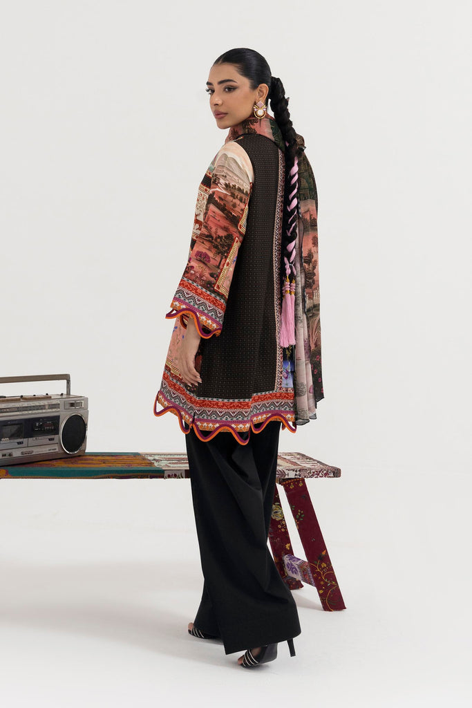 H255-009B-2DA – authentic Pakistani dress from the Mahay Winter 25 collection for women in the UK