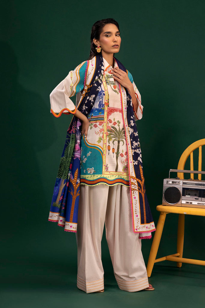 H255-010A-2Q – authentic Pakistani dress from the Mahay Winter 25 collection for women in the UK