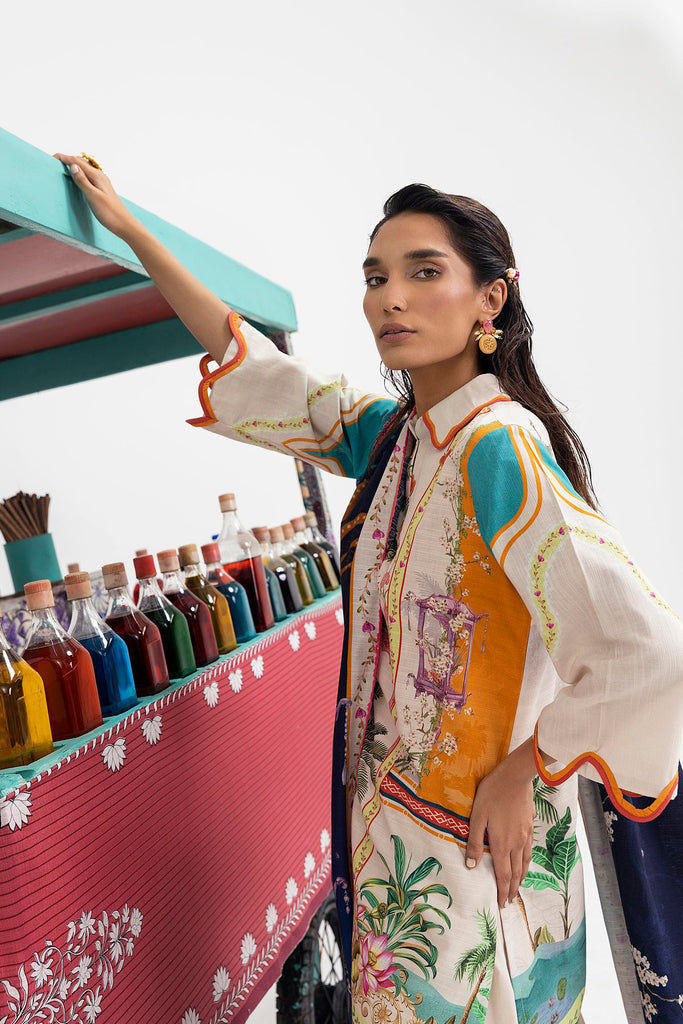 H255-010A-2Q – authentic Pakistani dress from the Mahay Winter 25 collection for women in the UK