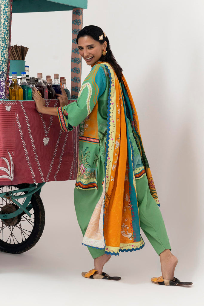 H255-010B-2Q – authentic Pakistani dress from the Mahay Winter 25 collection for women in the UK