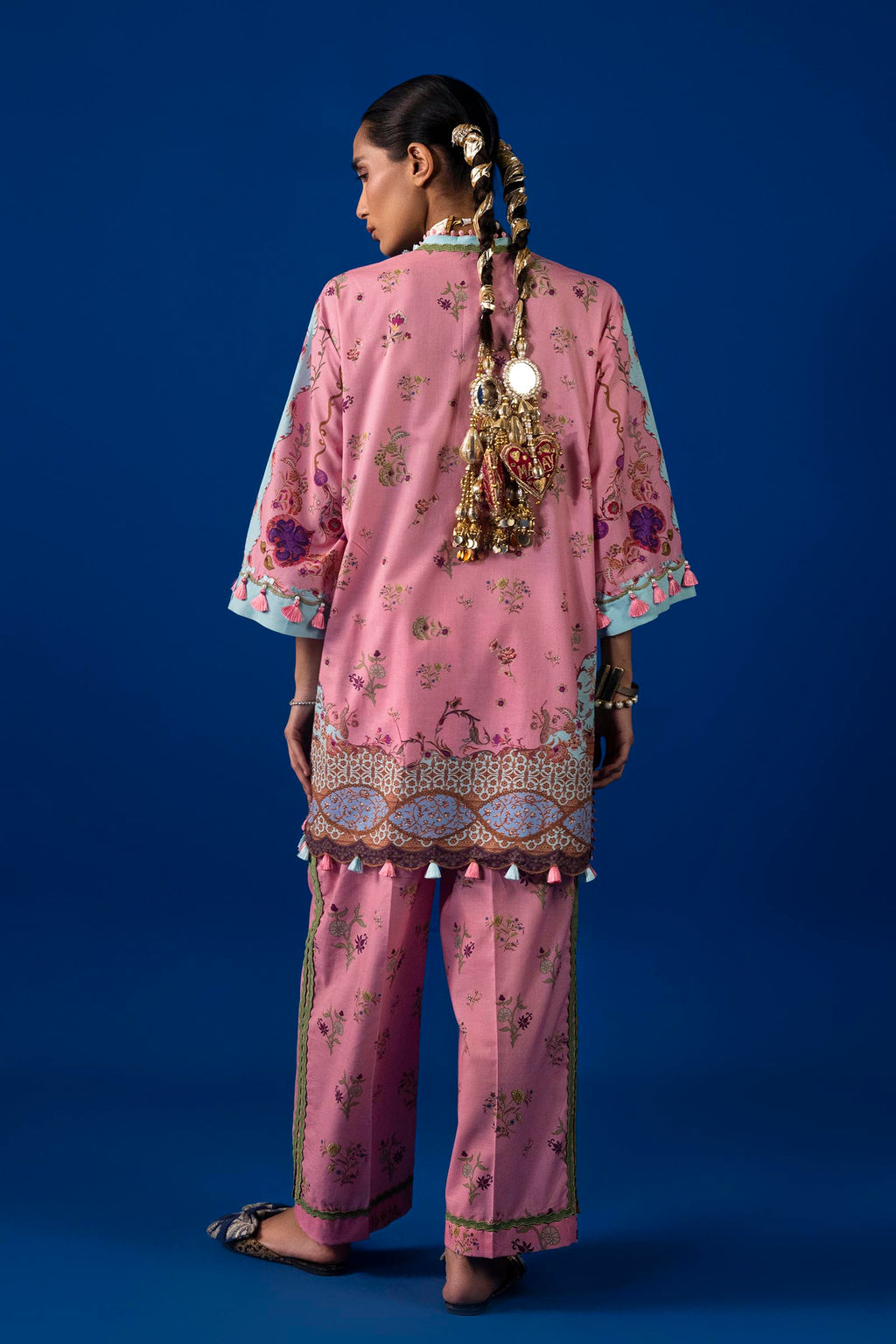 Sana Safinaz | Mahay Summer 26 | H263-002A-2AC - Luxury Dress - available at Maria Faisal in UK and USA.