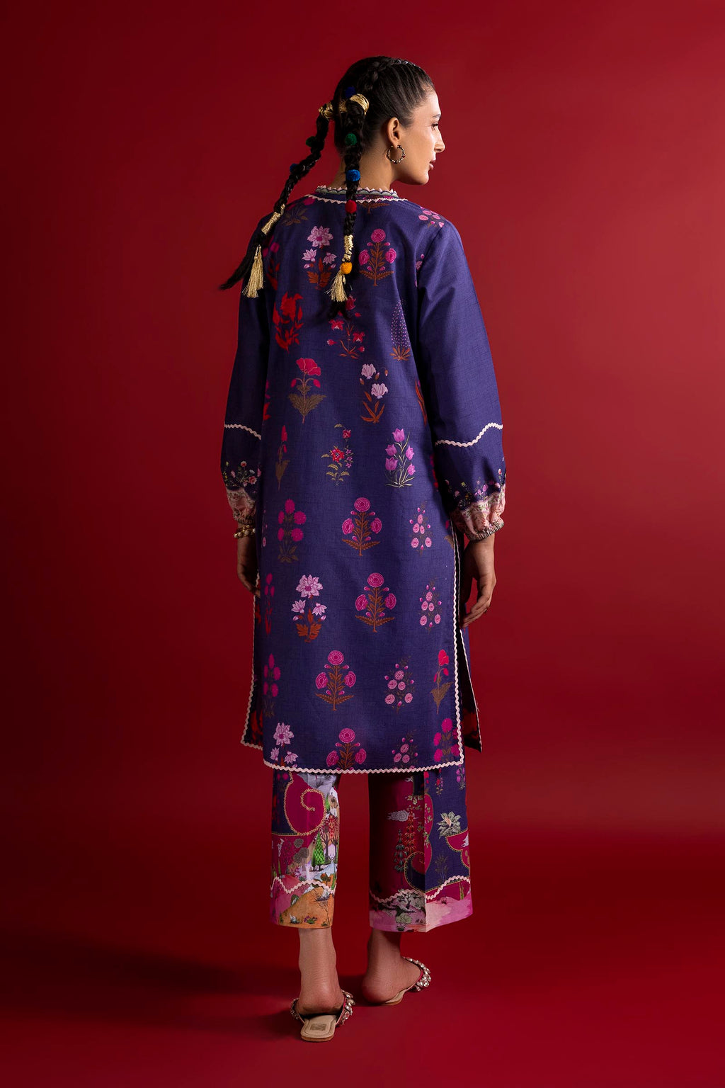 Sana Safinaz | Mahay Summer 26 | H263-003A-2AC - Luxury Dress - available at Maria Faisal in UK and USA.