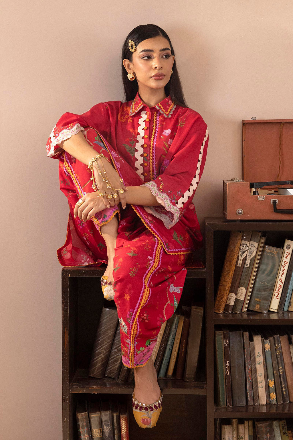 Sana Safinaz | Mahay Summer 26 | H263-003B-2AC - Luxury Dress - available at Maria Faisal in UK and USA.