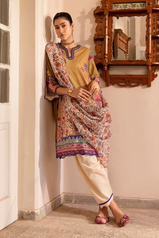 Sana Safinaz | Mahay Summer 26 | H263-004A-3CG - Luxury Dress - available at Maria Faisal in UK and USA.