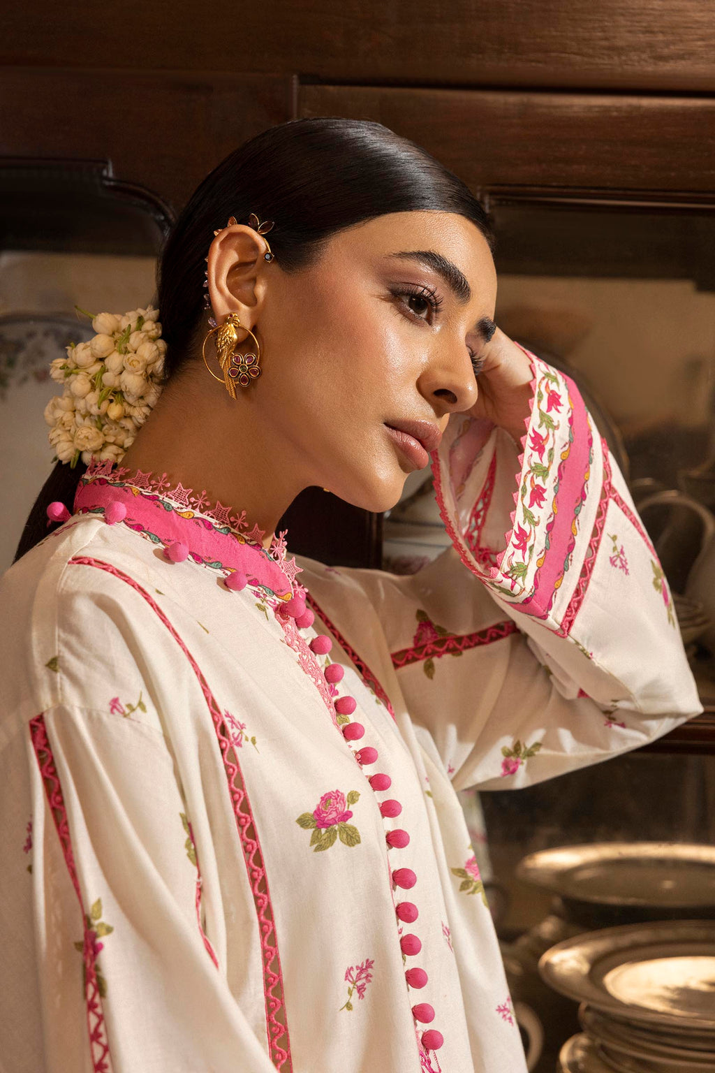 Sana Safinaz | Mahay Summer 26 | H263-006A-2AC - Luxury Dress - available at Maria Faisal in UK and USA.