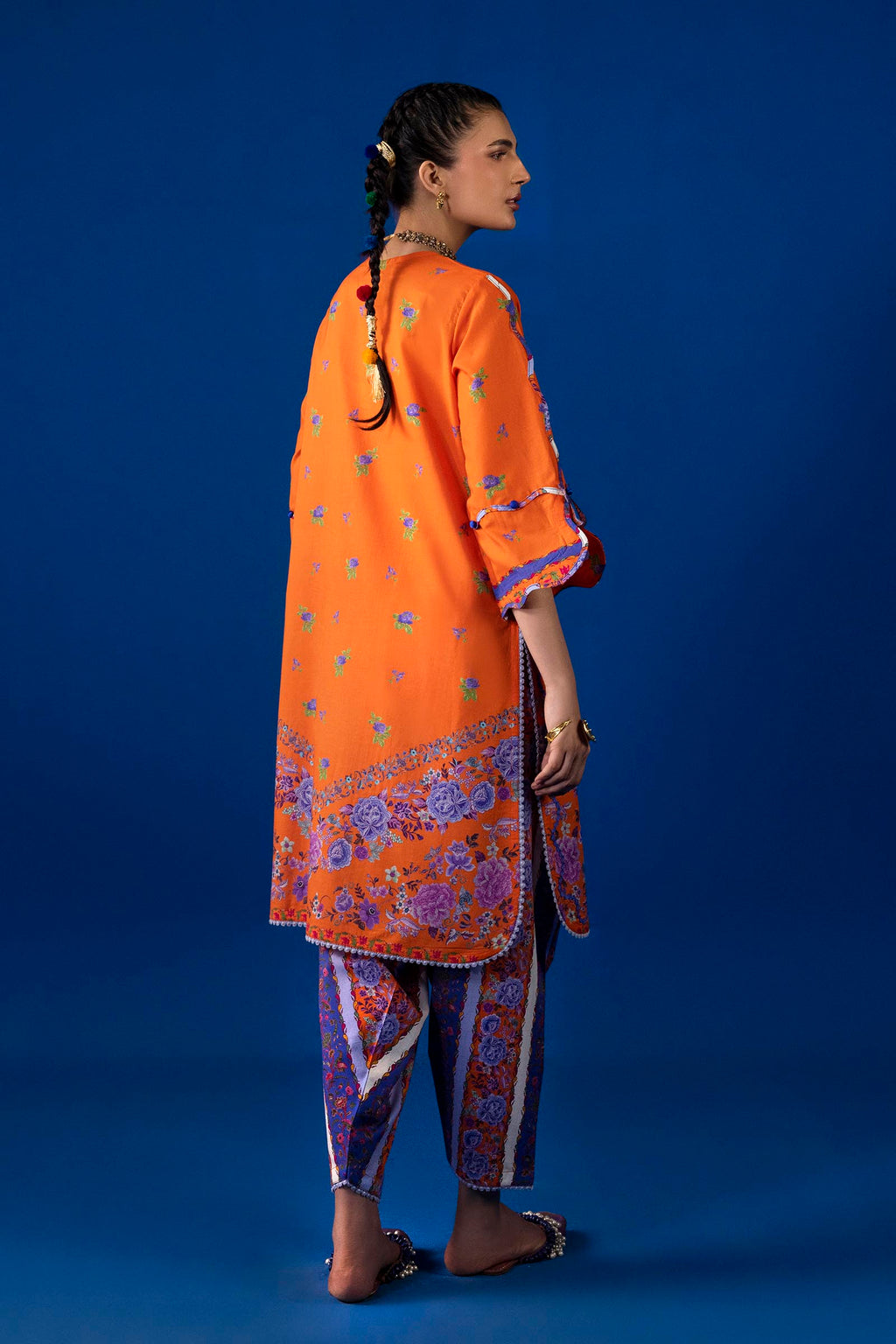 Sana Safinaz | Mahay Summer 26 | H263-006B-2AC - Luxury Dress - available at Maria Faisal in UK and USA.