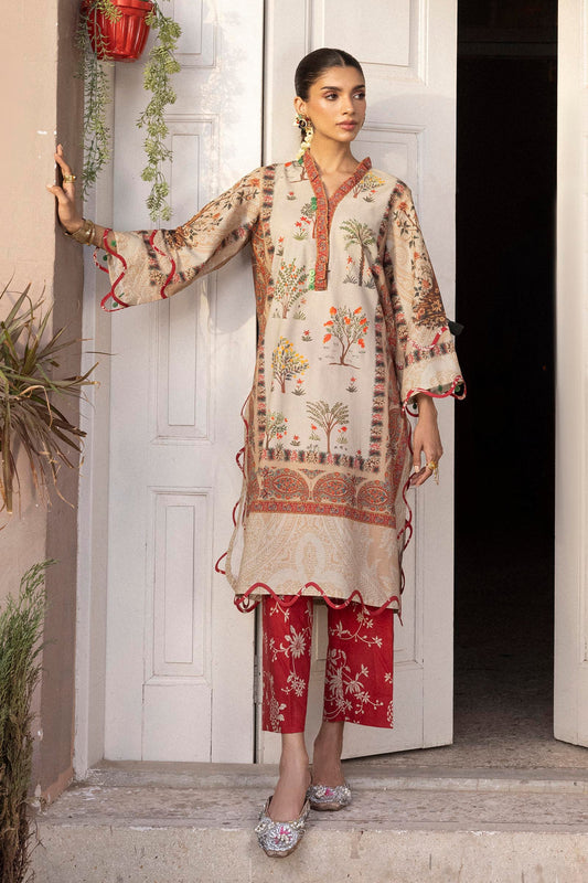 Sana Safinaz | Mahay Summer 26 | H263-008A-2C - Luxury Dress - available at Maria Faisal in UK and USA.