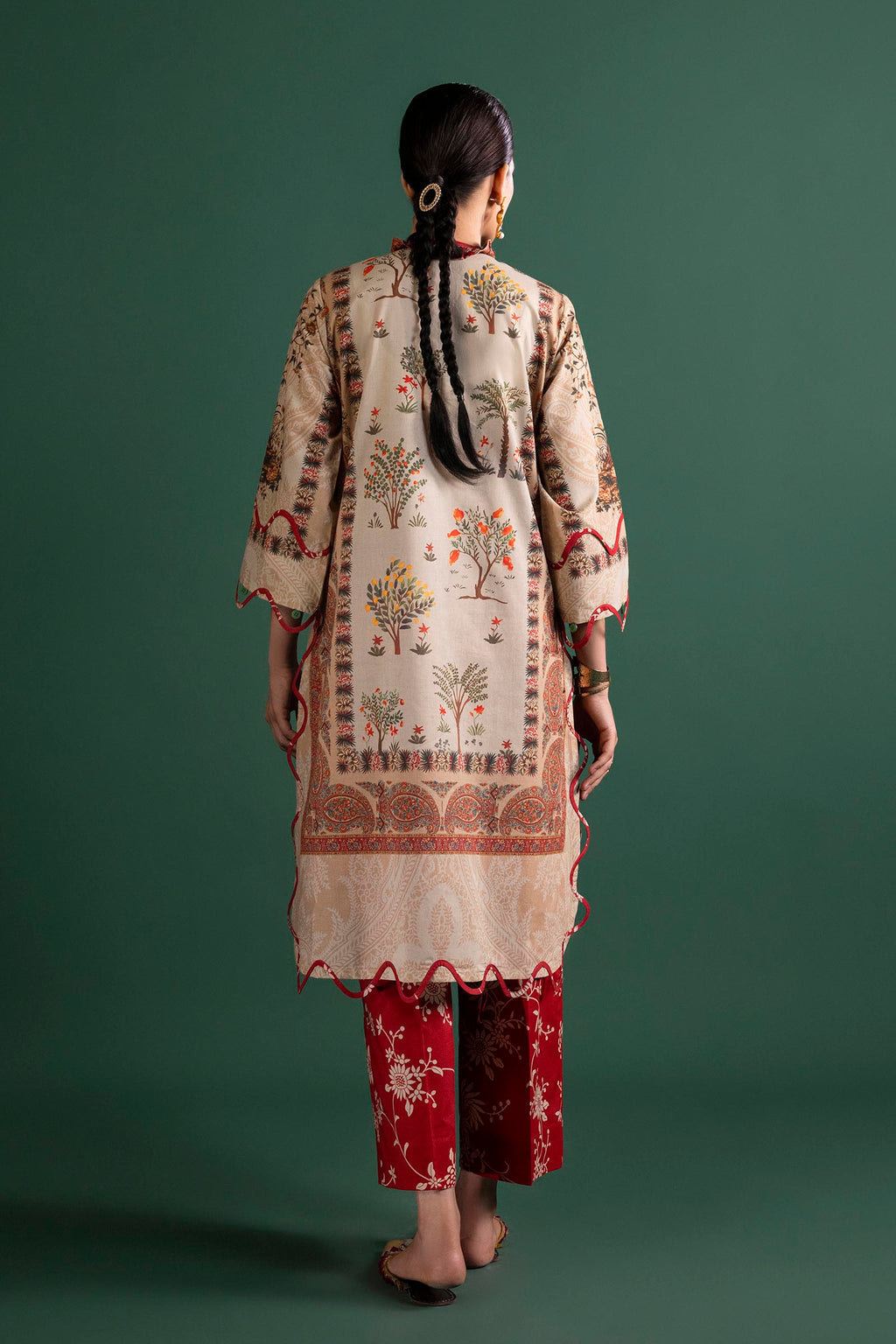 Sana Safinaz | Mahay Summer 26 | H263-008A-2C - Luxury Dress - available at Maria Faisal in UK and USA.