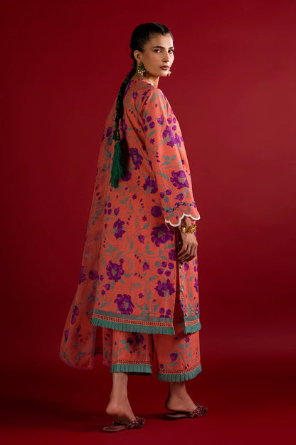 Sana Safinaz | Mahay Summer 26 | H263-009B-3CI - Luxury Dress - available at Maria Faisal in UK and USA.