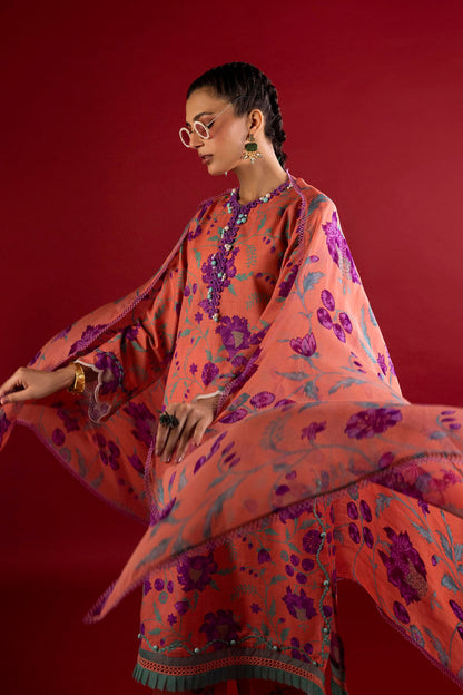 Sana Safinaz | Mahay Summer 26 | H263-009B-3CI - Luxury Dress - available at Maria Faisal in UK and USA.