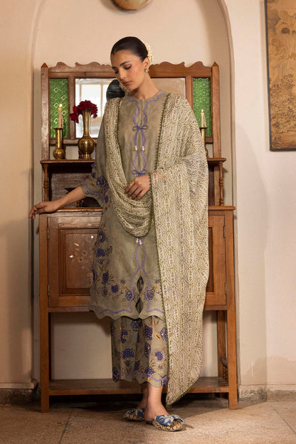 Sana Safinaz | Mahay Summer 26 | H263-010A-3AI - Luxury Dress - available at Maria Faisal in UK and USA.