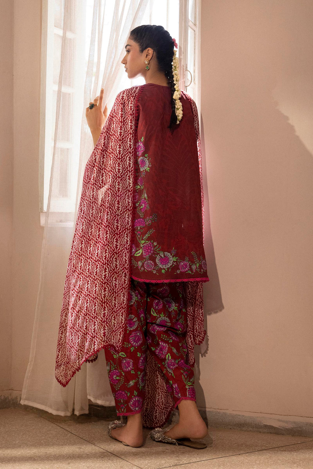 Sana Safinaz | Mahay Summer 26 | H263-010B-3AI - Luxury Dress - available at Maria Faisal in UK and USA.