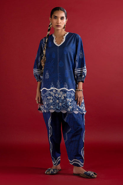 Sana Safinaz | Mahay Summer 26 | H263-011A-2C - Luxury Dress - available at Maria Faisal in UK and USA.