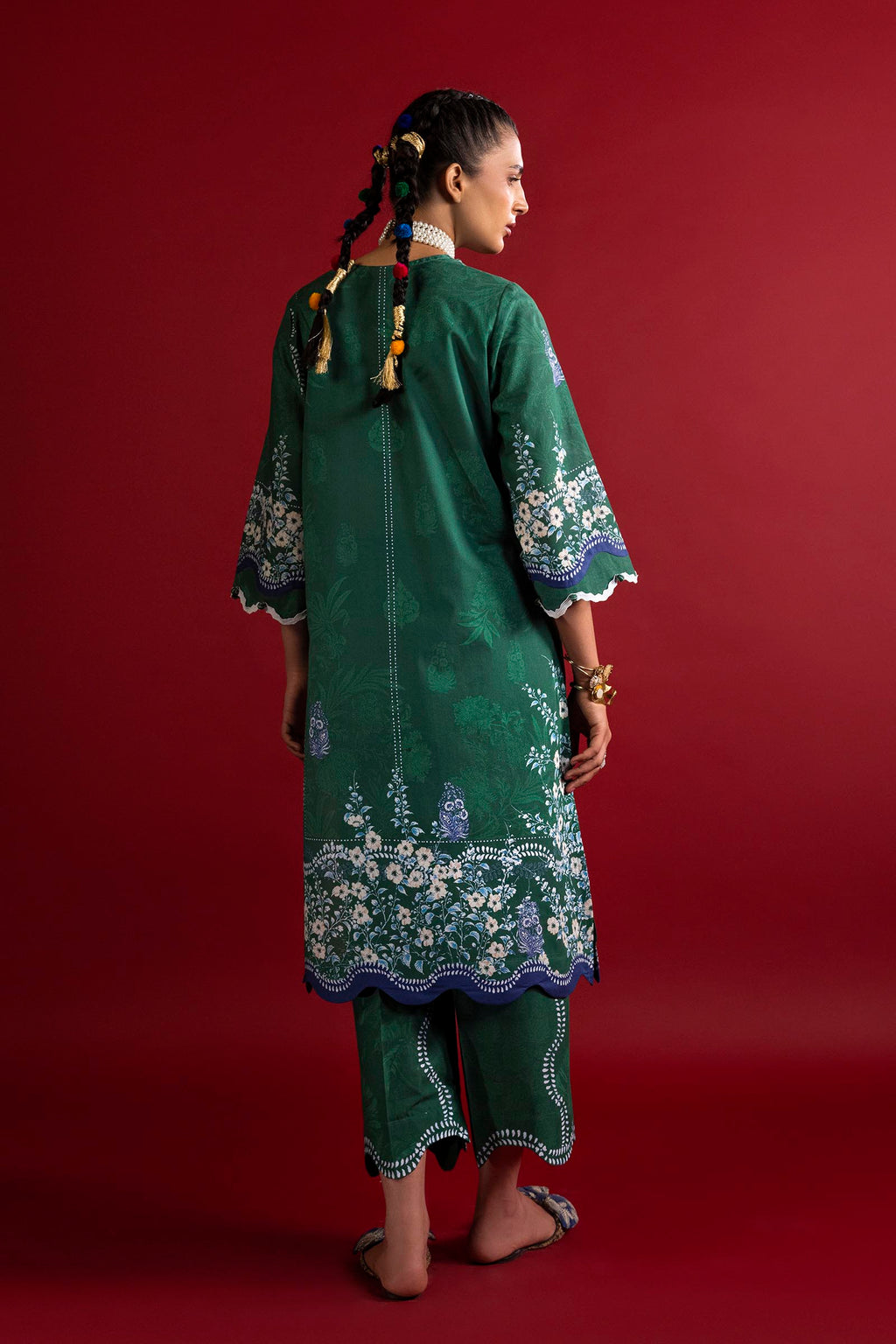 Sana Safinaz | Mahay Summer 26 | H263-011B-2C - Luxury Dress - available at Maria Faisal in UK and USA.