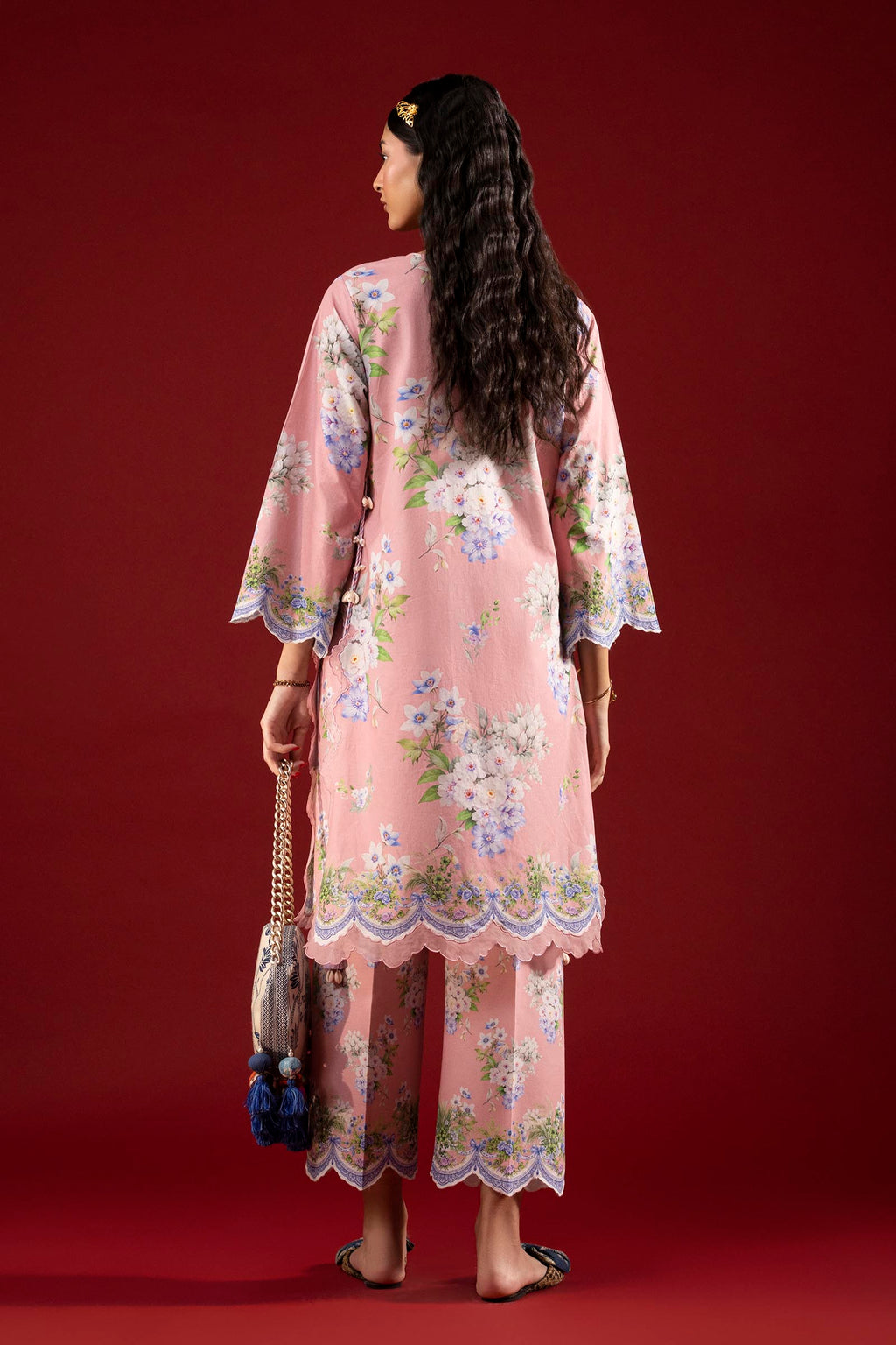 Sana Safinaz | Mahay Summer 26 | H264-001B-2C - Luxury Dress - available at Maria Faisal in UK and USA.