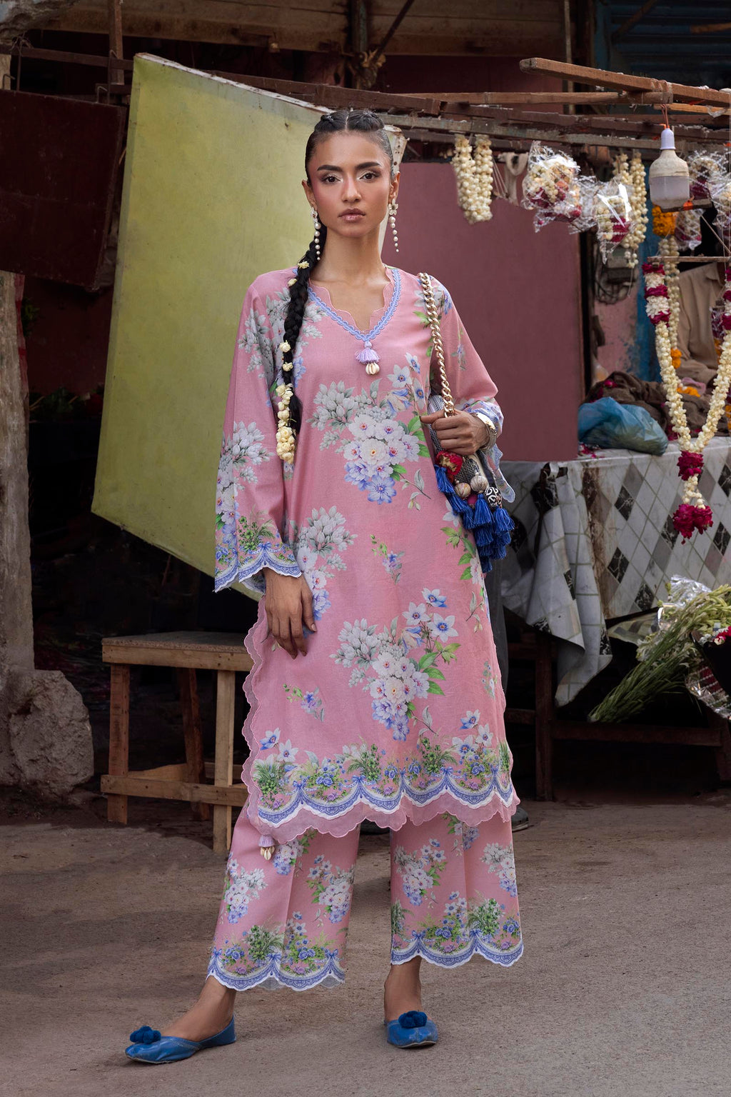 Sana Safinaz | Mahay Summer 26 | H264-001B-2C - Luxury Dress - available at Maria Faisal in UK and USA.