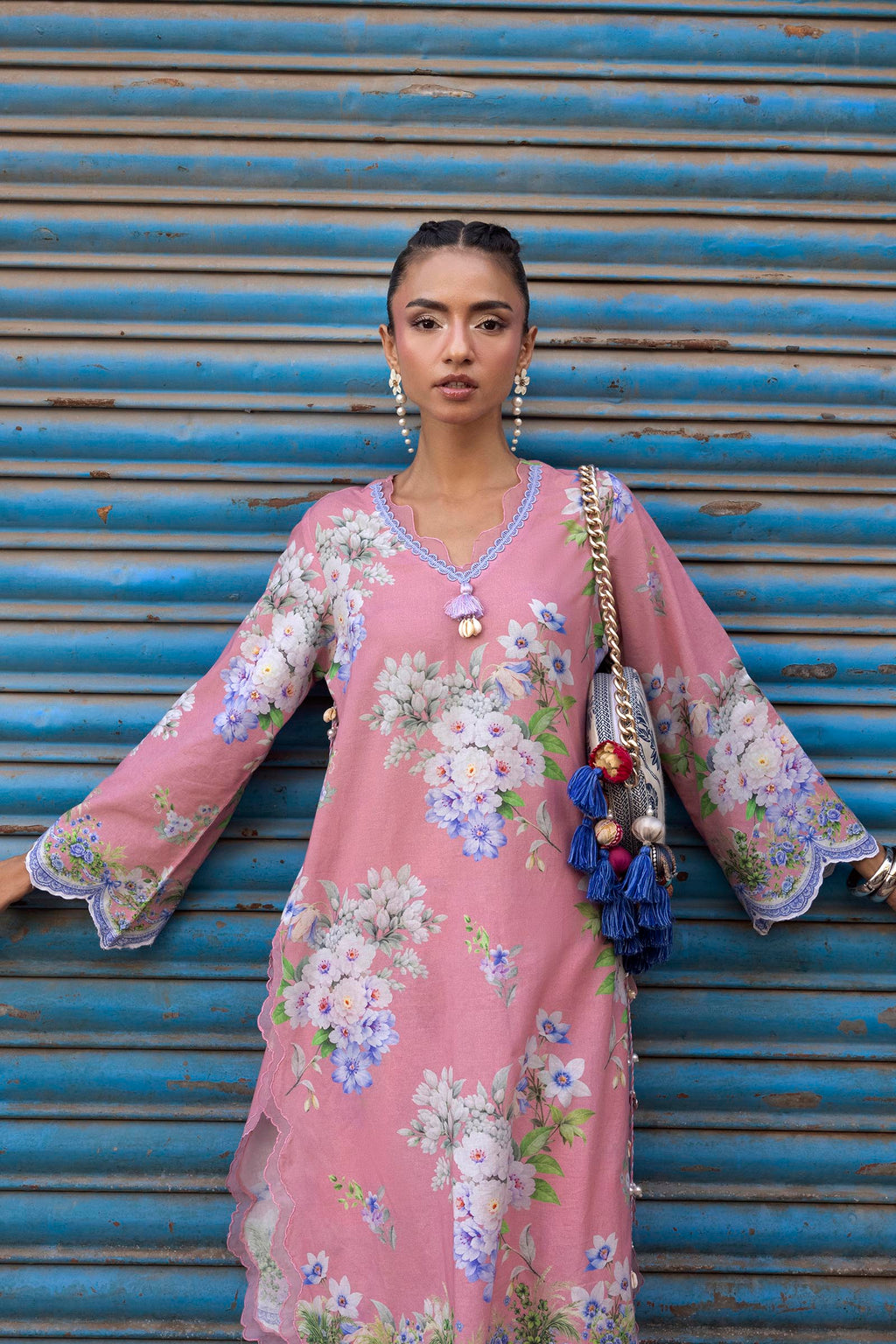 Sana Safinaz | Mahay Summer 26 | H264-001B-2C - Luxury Dress - available at Maria Faisal in UK and USA.