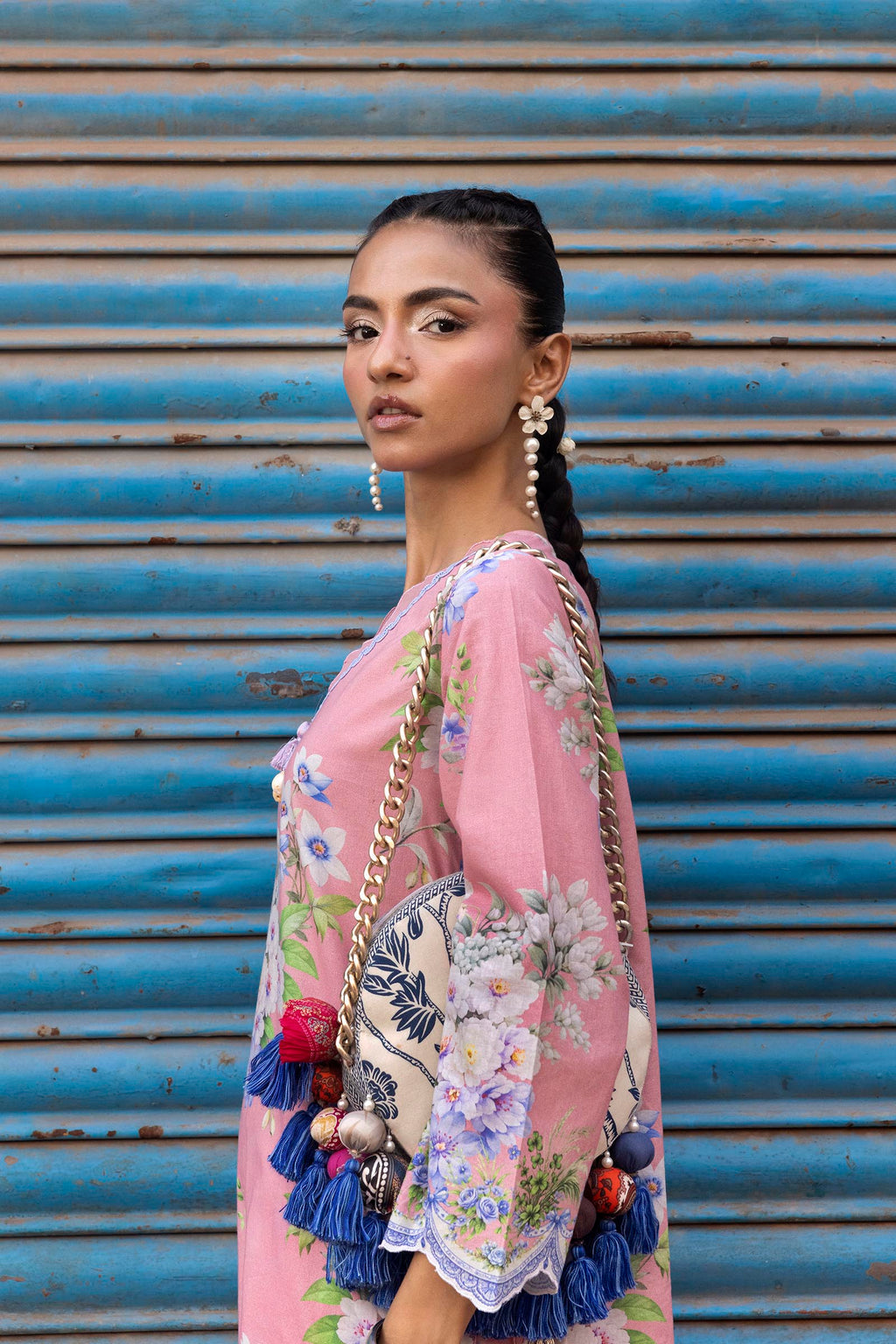 Sana Safinaz | Mahay Summer 26 | H264-001B-2C - Luxury Dress - available at Maria Faisal in UK and USA.