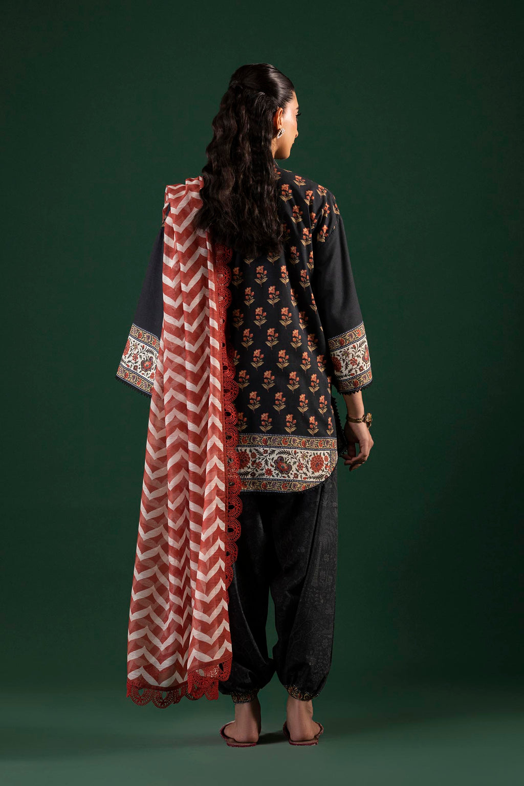 Sana Safinaz | Mahay Summer 26 | H264-002A-3CG - Luxury Dress - available at Maria Faisal in UK and USA.