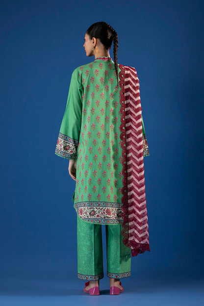 Sana Safinaz | Mahay Summer 26 | H264-002B-3CG - Luxury Dress - available at Maria Faisal in UK and USA.