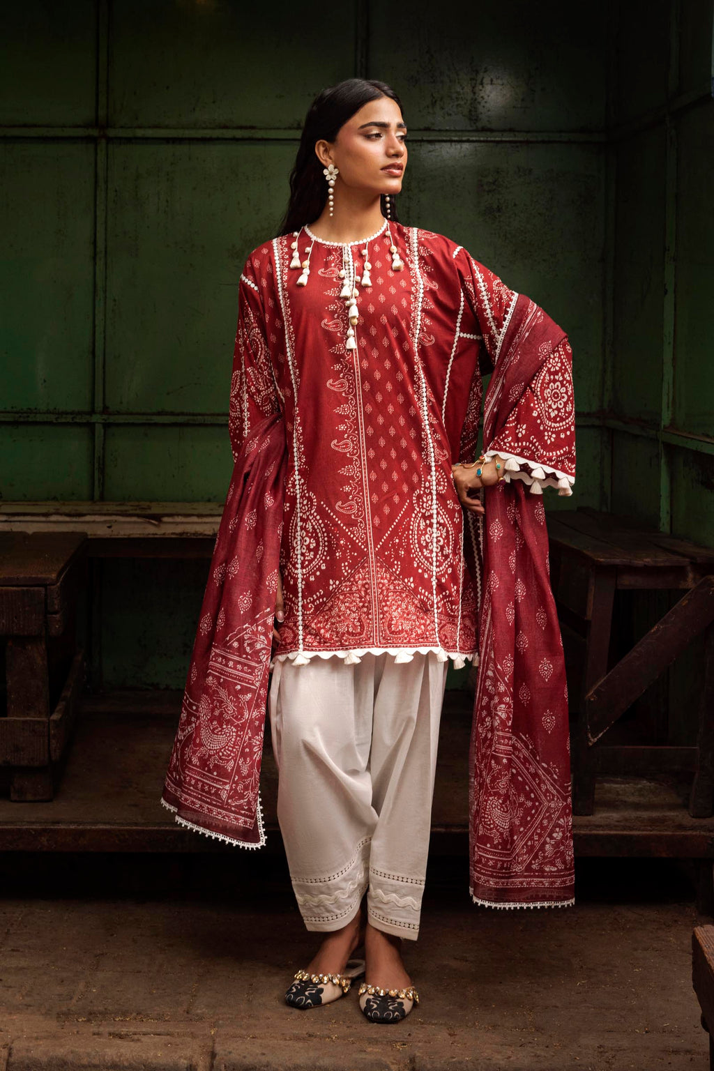 Sana Safinaz | Mahay Summer 26 | H264-004B-2G - Luxury Dress - available at Maria Faisal in UK and USA.