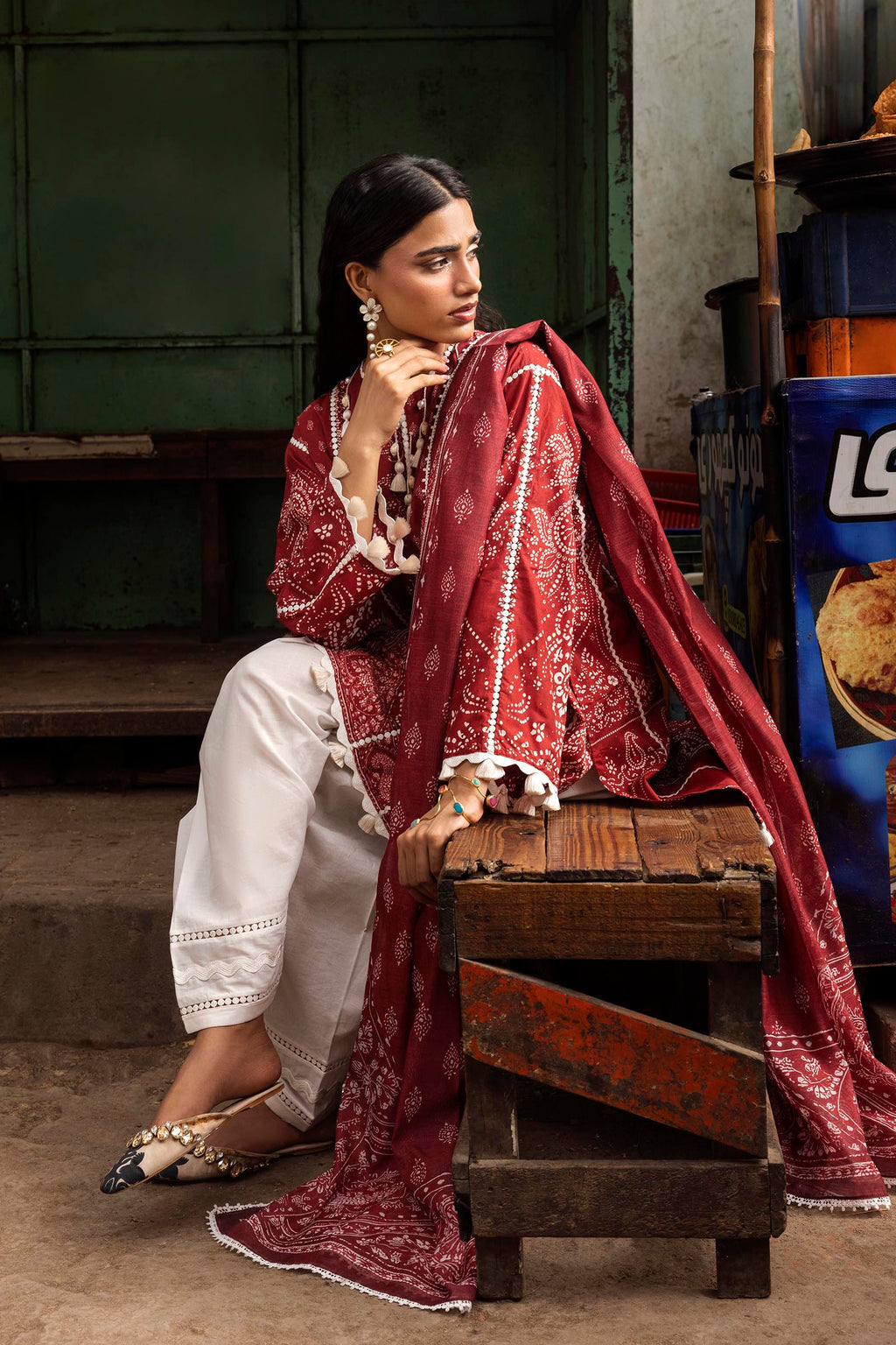Sana Safinaz | Mahay Summer 26 | H264-004B-2G - Luxury Dress - available at Maria Faisal in UK and USA.