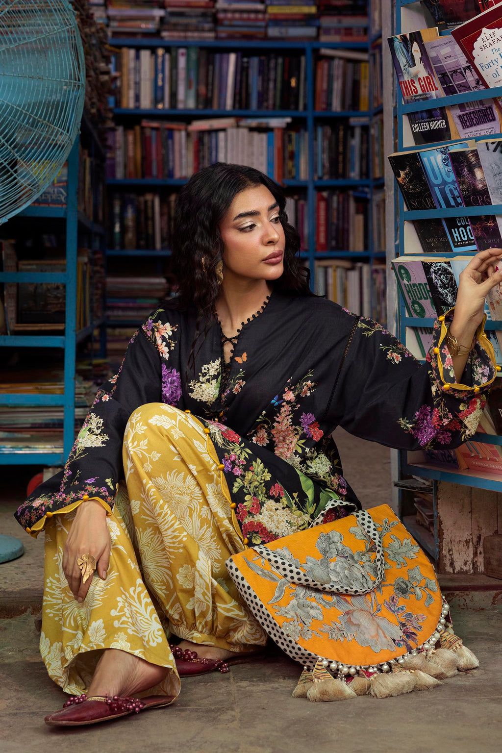 Sana Safinaz | Mahay Summer 26 |  H264-005B-2C - Luxury Dress - available at Maria Faisal in UK and USA.