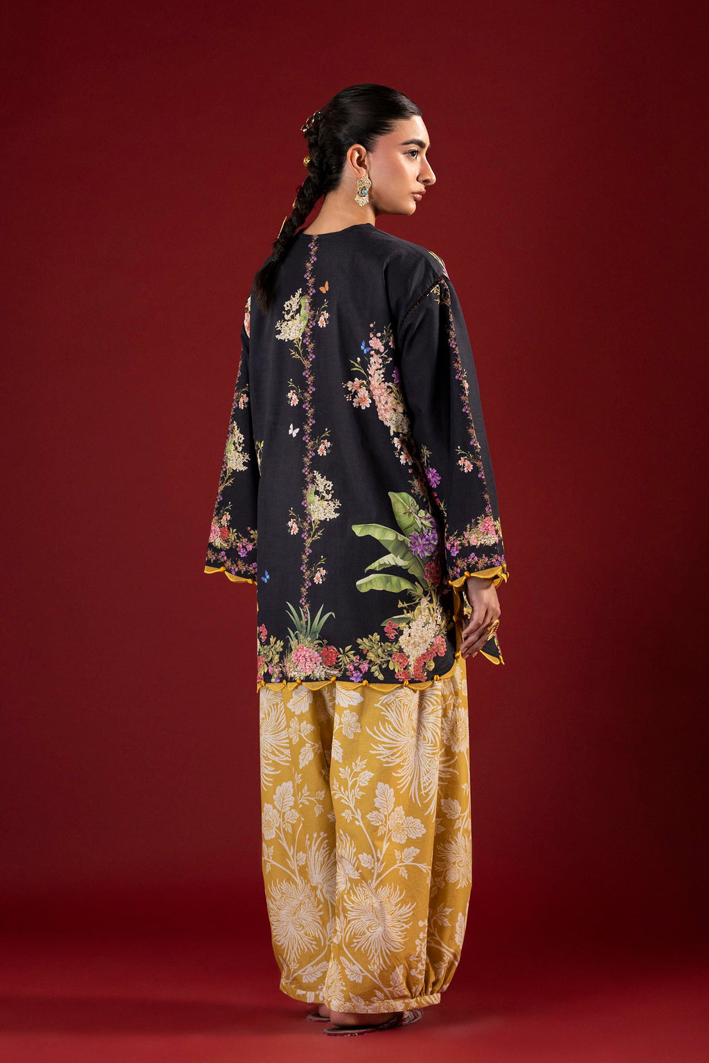 Sana Safinaz | Mahay Summer 26 |  H264-005B-2C - Luxury Dress - available at Maria Faisal in UK and USA.