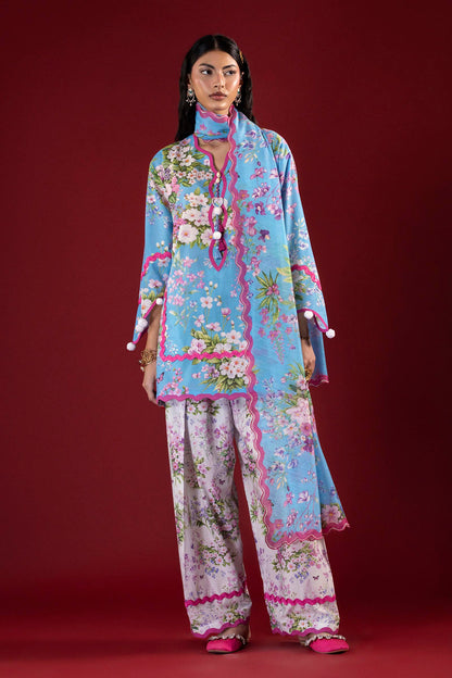 Sana Safinaz | Mahay Summer 26 | H264-007A-3AG - Luxury Dress - available at Maria Faisal in UK and USA.