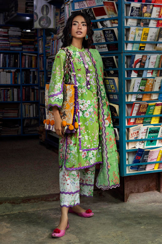 Sana Safinaz | Mahay Summer 26 | H264-007B-3AG - Luxury Dress - available at Maria Faisal in UK and USA.